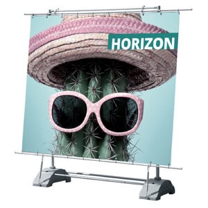 Visuel Stand Extérieur Horizon - Kakémono extérieur grand format
