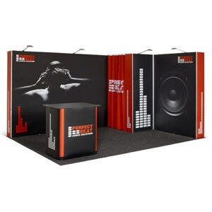 Stand Parapluie Pop-Up Expolinc, est un Stand parapluie PVC. Stand parapluie magnétique. Stand parapluie de Expolinc. Stand modulable