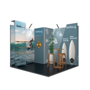 Visuel Stand VECTOR tissu - Stand textile cadre aluminium
